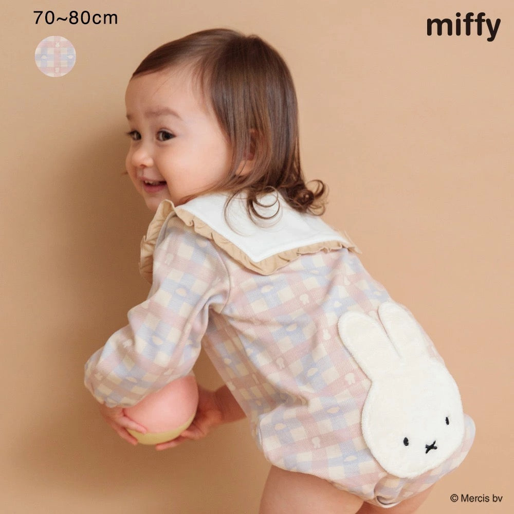 日本童裝 Branshes x miffy 可愛屁屁連衣 70-80cm 女童款 初生嬰兒 夏季 Jumpsite