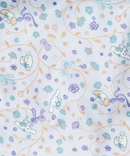 Japanese children's clothing panpantutu x Sanrio Cinnamoroll floral patchwork dress 80-140cm girls summer dresses 
