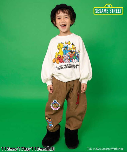 日本童裝 BREEZE x Sesame Street 休閒長褲 80-140cm 男童款/女童款 冬季 PANTS