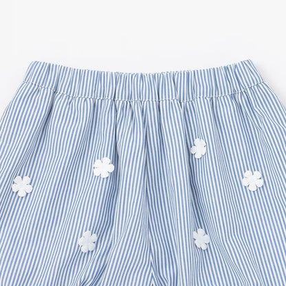 日本童裝 pe#main 泡泡繡花短褲 80-130cm 女童款 夏季 PANTS