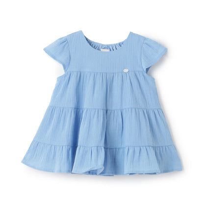 日本童裝 pe#main 接觸冷感 楊柳裙邊長衫 80-130cm 女童款 夏季 TOPS