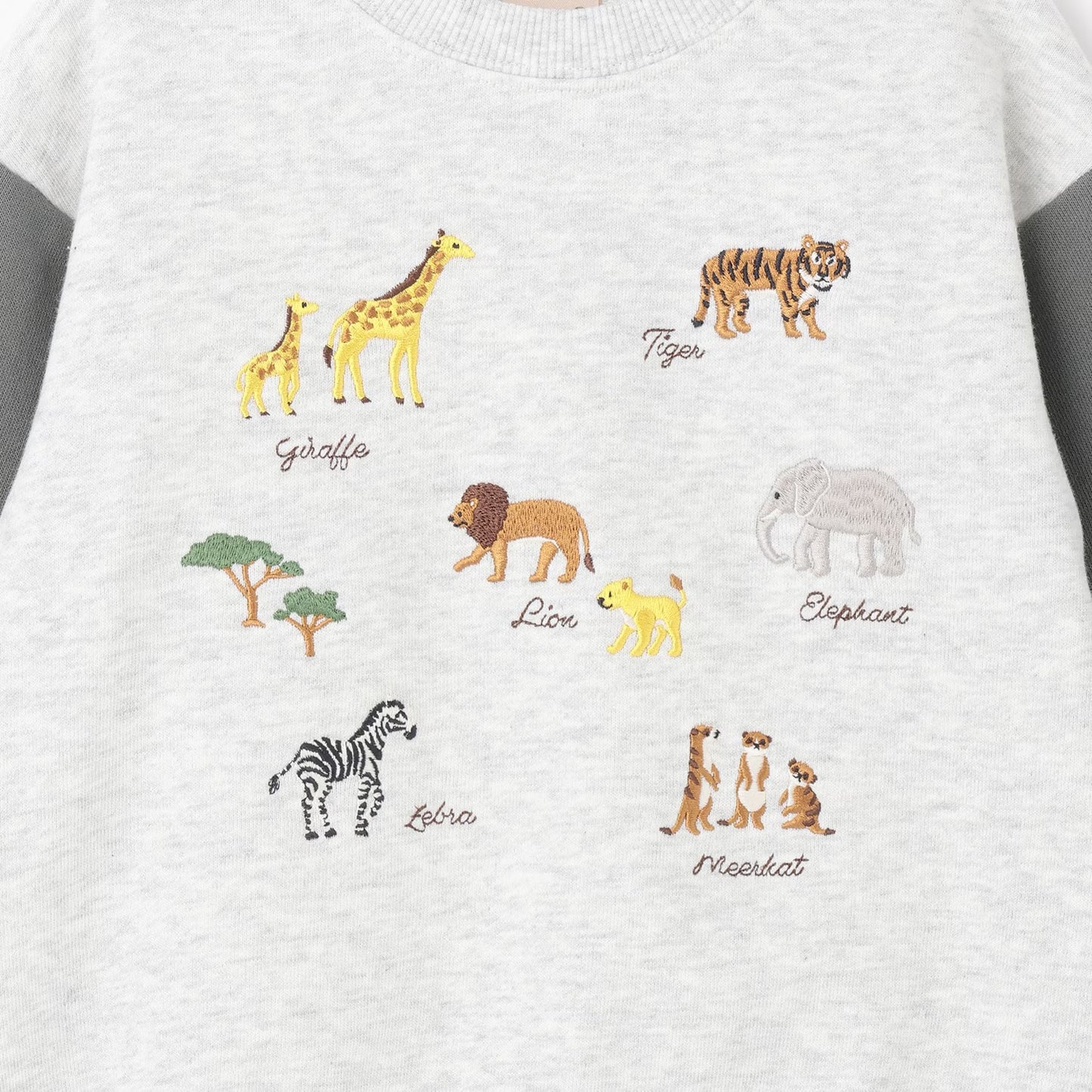 日本童裝 pe#main 動物刺繡衛衣 80-120cm 男童款 冬季 TOPS