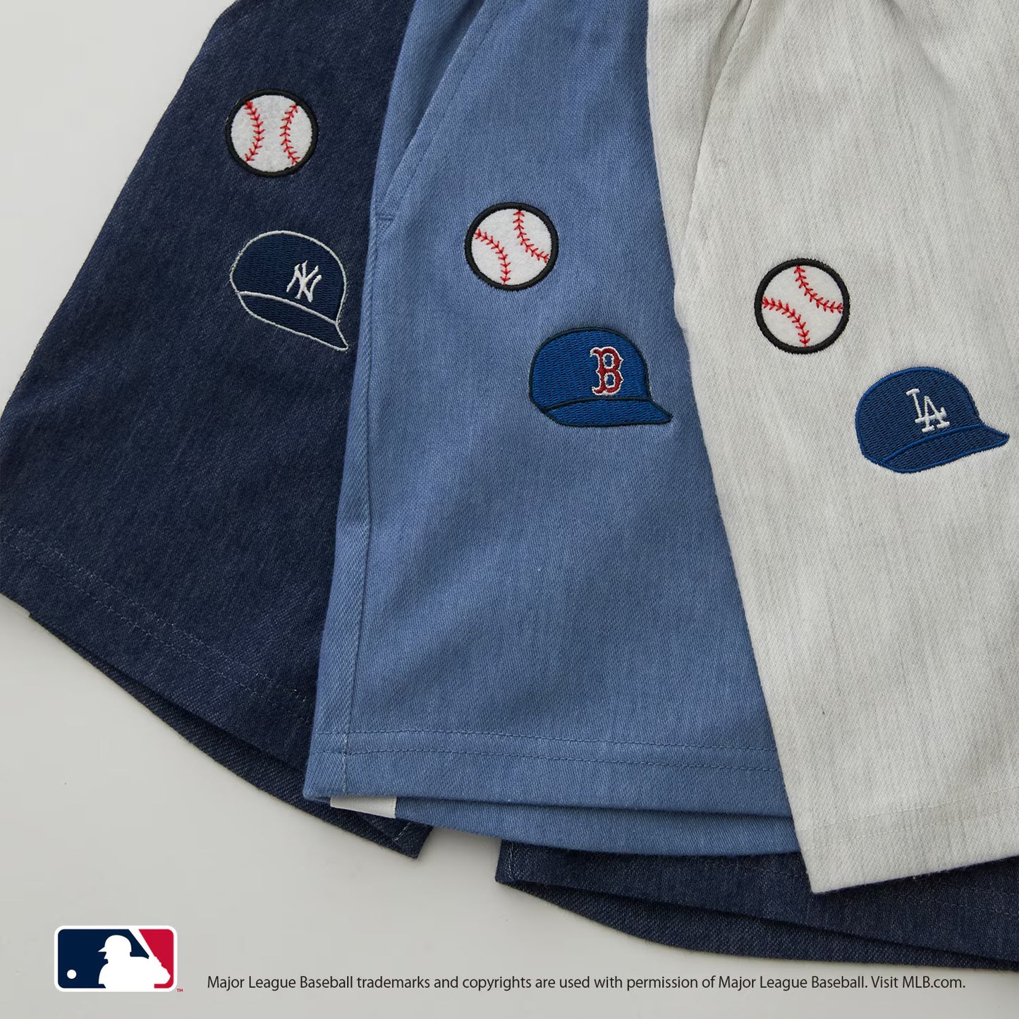日本童裝 pe#main x 【MLB】運動短褲 80-130cm 男童款/女童款 夏季 PANTS