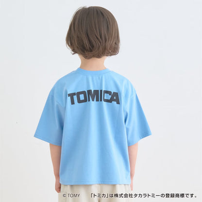 日本童裝 b・R# x Tomica 防污系列 速乾系列 防UV 2Way 前後兩著 印花上衣 90-130cm 男童款 夏季 TOPS