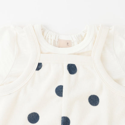 日本童裝 pe#main 吊帶工人褲及上衣兩件套裝 70-80cm 男童款/女童款 初生嬰兒 夏季 TOPS Jumpsuit