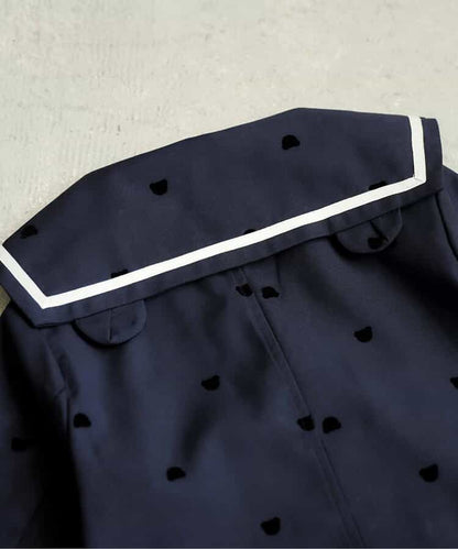 日本童裝 apres les cours x tiny bear 水手領外套 90-120cm 男童款 冬季 OUTERWEAR 面試/宴會/表演 兒童服飾