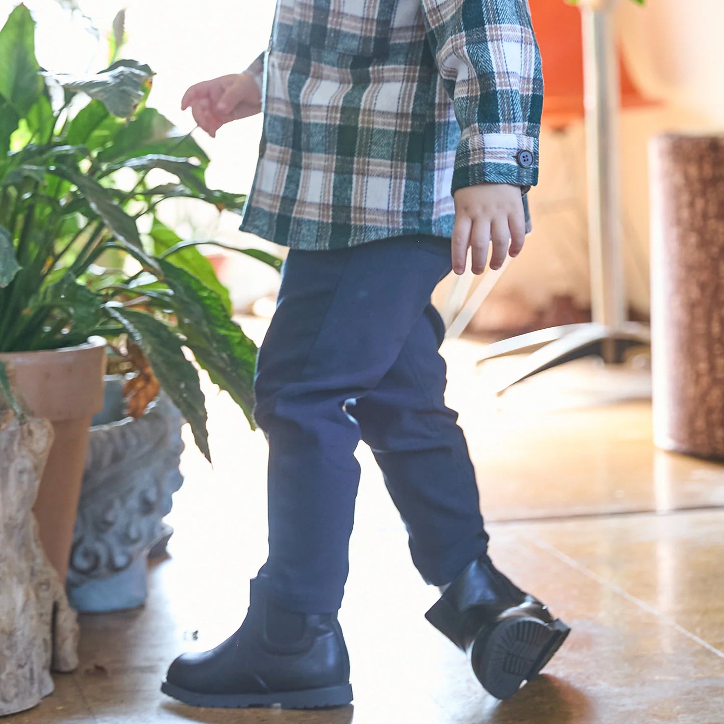 日本童裝 pe#main 抓毛休閒長褲 80-130cm 男童款 冬季 PANTS