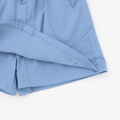 日本童裝 Ly# mine 心型口袋裙褲 100-140cm 女童款 夏季 PANTS