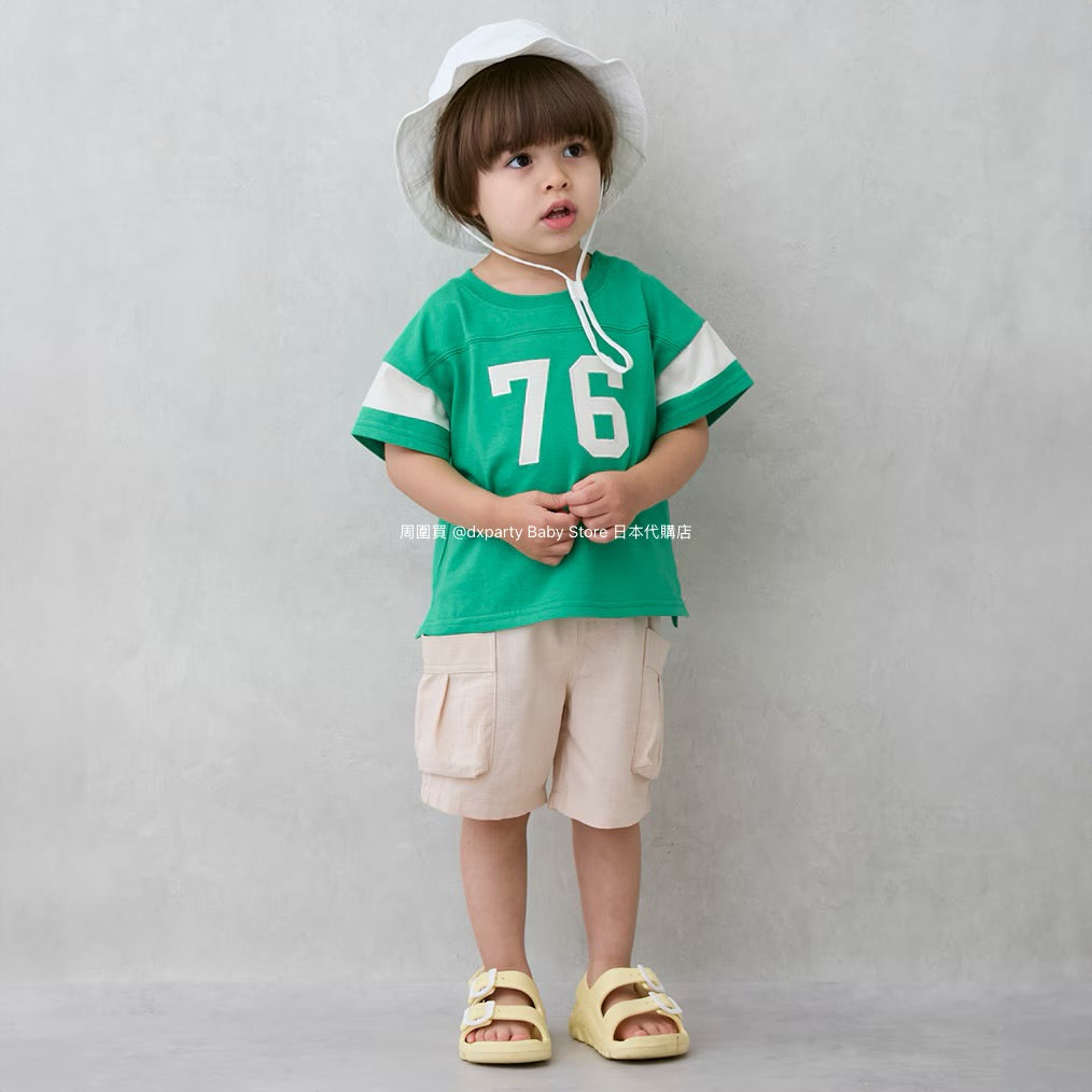 Japanese children's clothing pe#main work shorts 80-130cm boys' summer PANTS 