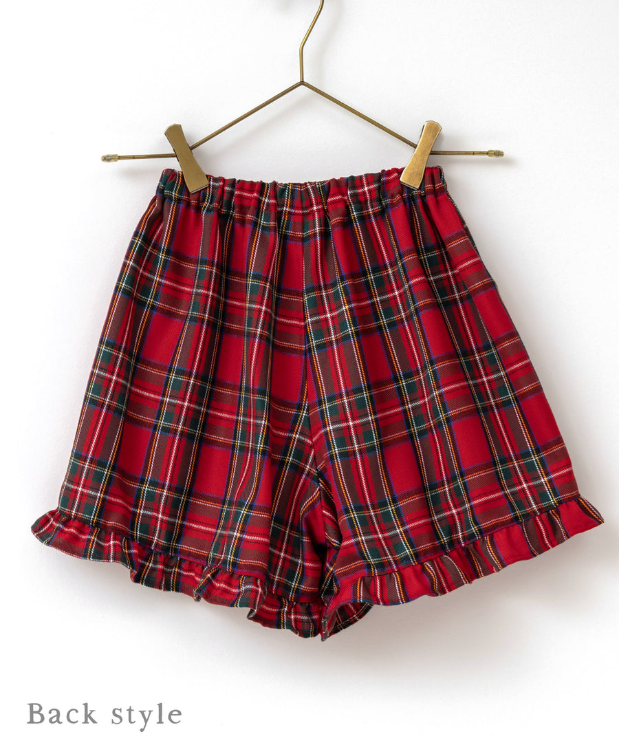 日本童裝 panpantutu 經典荷葉邊寬鬆短褲 105-150cm 女童款 夏季 PANTS