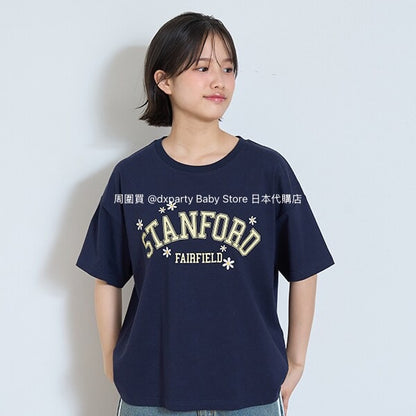 Lovetoxic Japanese children's clothing letter print top 130-160cm girls summer TOPS 
