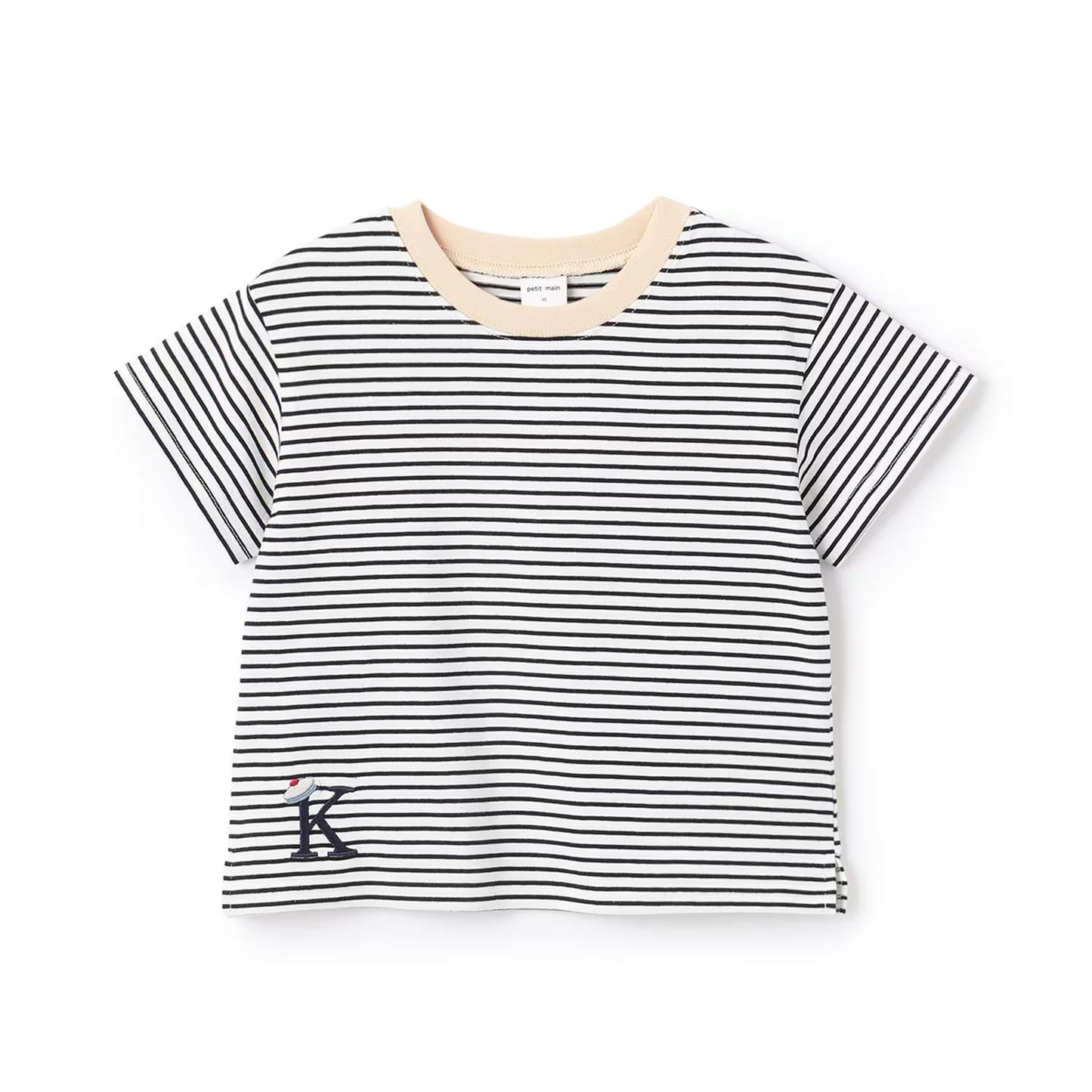 日本童裝 pe#main 防污系列 間條上衣 80-130cm 男童款 夏季 TOPS
