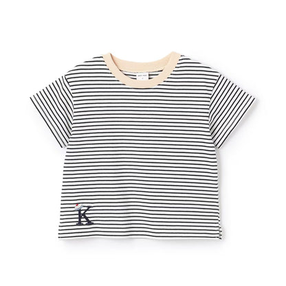 日本童裝 pe#main 防污系列 間條上衣 80-130cm 男童款 夏季 TOPS