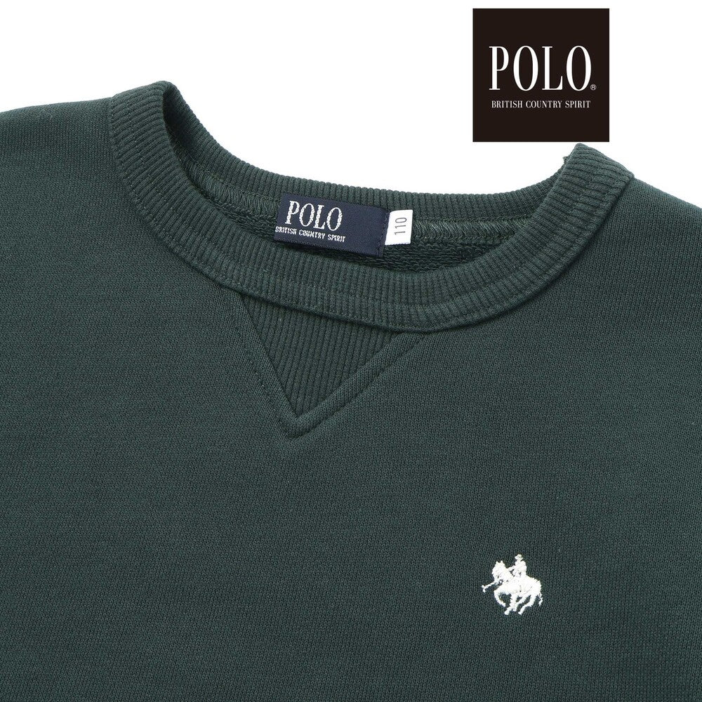 日本童裝  SLAP SLIP x POLO BCS Logo印花衛衣 80-130cm 男童款/女童款 秋季 TOPS