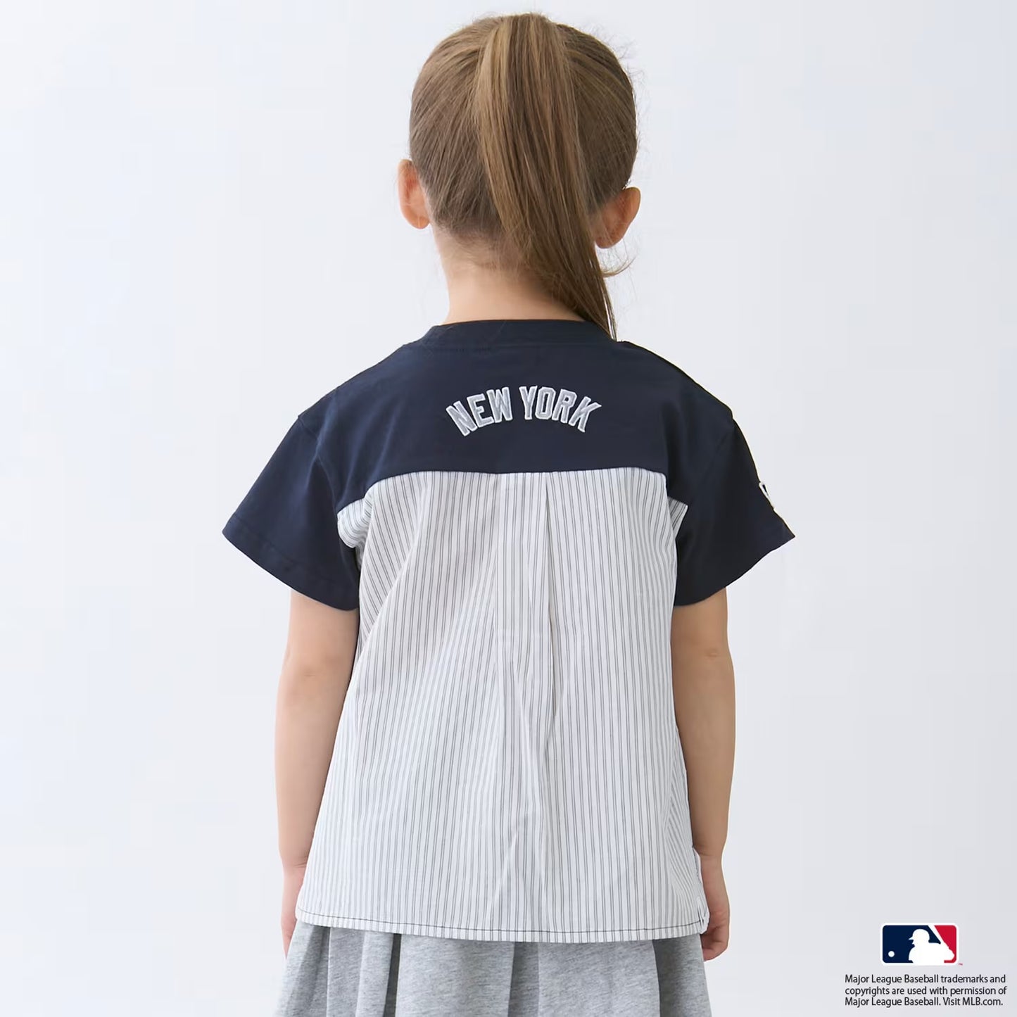 日本童裝 pe#main x 【MLB】汽車貼花上衣 80-130cm 男童款/女童款 夏季 TOPS