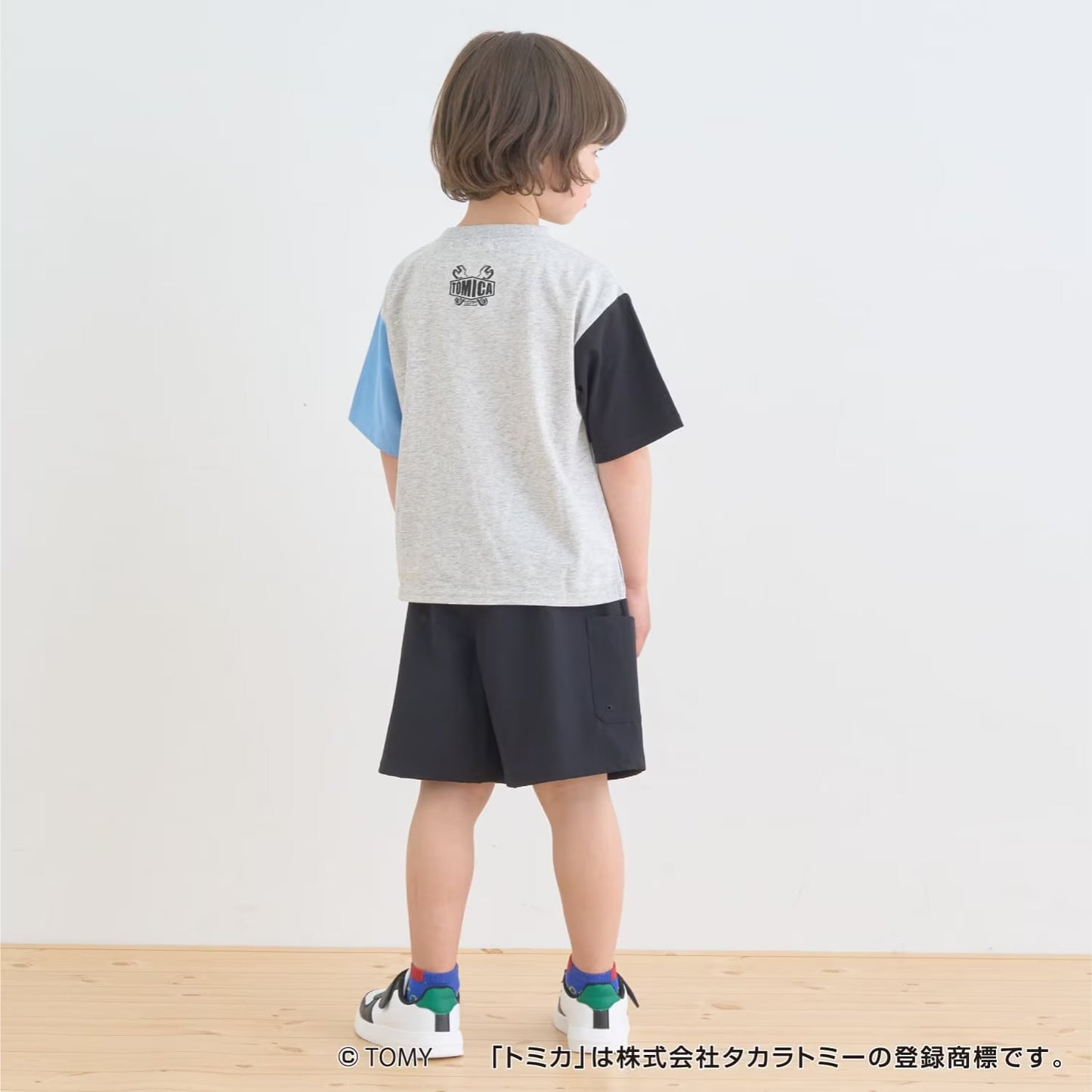 日本童裝 b・R# x Tomica 防污系列 速乾系列 防UV 印花上衣 90-130cm 男童款 夏季 TOPS