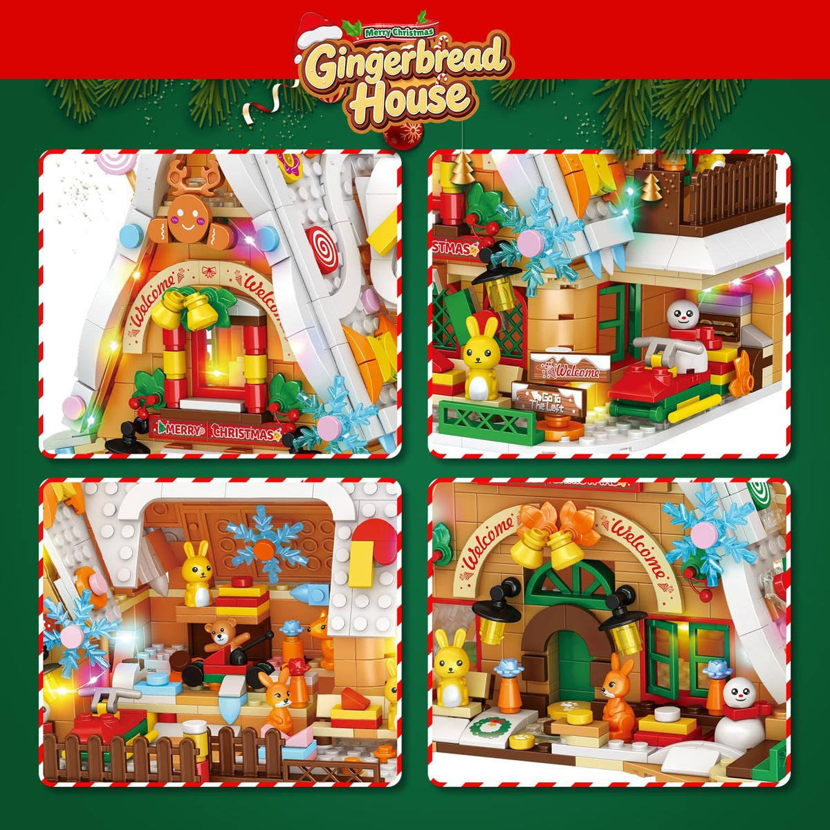 日英美直送 LED 3-in-1 Gingerbread House Building Set Advent Calendar 聖誕倒數日曆 大人款/兒童款 聖誕快樂特輯 不參與$900免運 滿$900可加$25免運到順豐站/智能櫃 Christmas Advent Calendars 2026