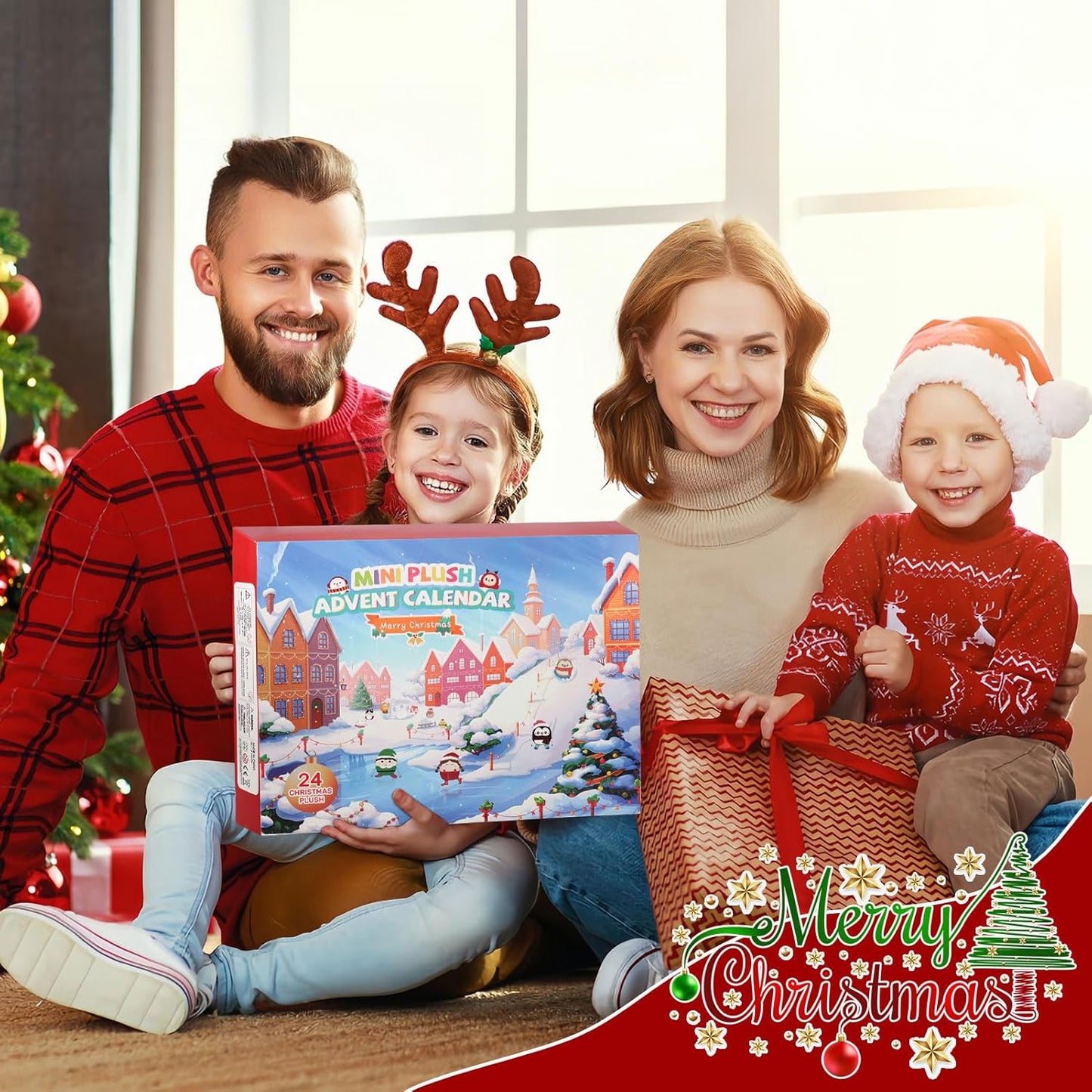 英美直送 Cute Plush Toys 聖誕倒數日曆 大人款/兒童款 聖誕快樂特輯 聖誕倒數日曆A 不參與$900免運 滿$900可加$25免運 Christmas Advent Calendars 2025