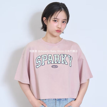 日本童裝 Lovetoxic 字母印花上衣 140-170cm 女童款 夏季 TOPS