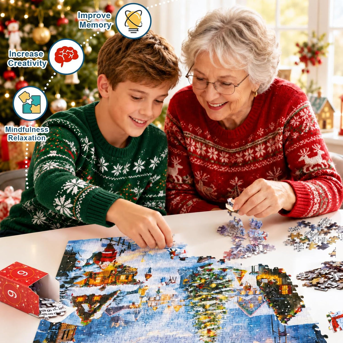 日英美直送 Jigsaw Puzzle Advent Calendar 聖誕倒數日曆 大人款/兒童款 聖誕快樂特輯 不參與$900免運 滿$900可加$25免運到順豐站/智能櫃 Christmas Advent Calendars 2026