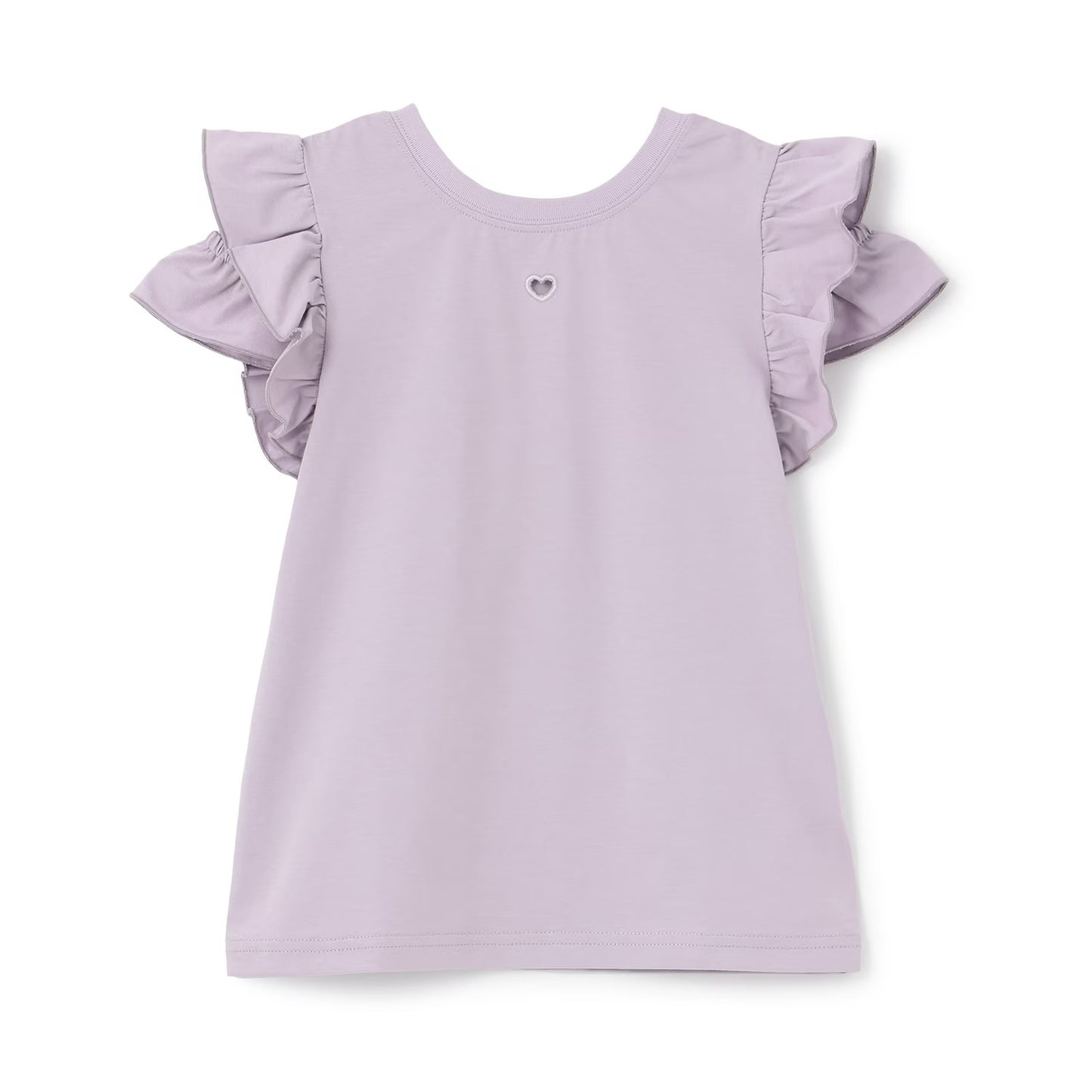 日本童裝 Ly# mine 2Way 前後兩著 隔熱布料 防UV 小飛袖上衣 100-140cm 女童款 夏季 TOPS