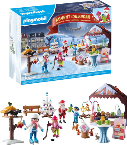 日英美直送 PLAYMOBIL Trip to the Christmas Market Advent Calendar 聖誕倒數日曆 兒童款 聖誕快樂特輯 不參與$900免運 滿$900可加$25免運到順豐站/智能櫃 Christmas Advent Calendars 2026