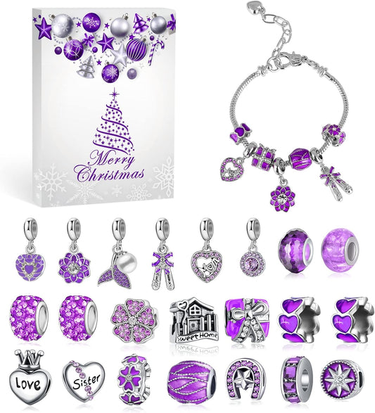 英美直送 Purple Jewelry Set 聖誕倒數日曆 大人款 聖誕快樂特輯 聖誕倒數日曆A 不參與$900免運 滿$900可加$25免運 Christmas Advent Calendars 2025