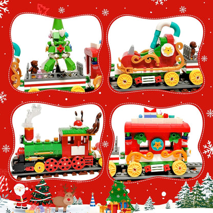 英美直送 Christmas Train Building Blocks Set 聖誕倒數日曆 大人款/兒童款 聖誕快樂特輯 聖誕倒數日曆A 不參與$900免運 滿$900可加$25免運 Christmas Advent Calendars 2025
