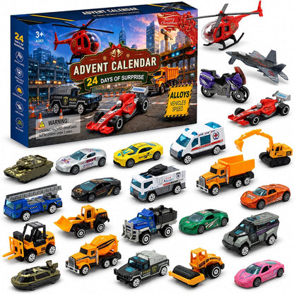 日英美直送 Alloy Cars Advent Calendar 聖誕倒數日曆 兒童款 聖誕快樂特輯 不參與$900免運 滿$900可加$25免運到順豐站/智能櫃 Christmas Advent Calendars 2026