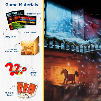 英美直送 EXIT The Silent Storm Family Game 聖誕倒數日曆 大人款/兒童款 聖誕快樂特輯 聖誕倒數日曆A 不參與$900免運 滿$900可加$25免運 Christmas Advent Calendars 2025