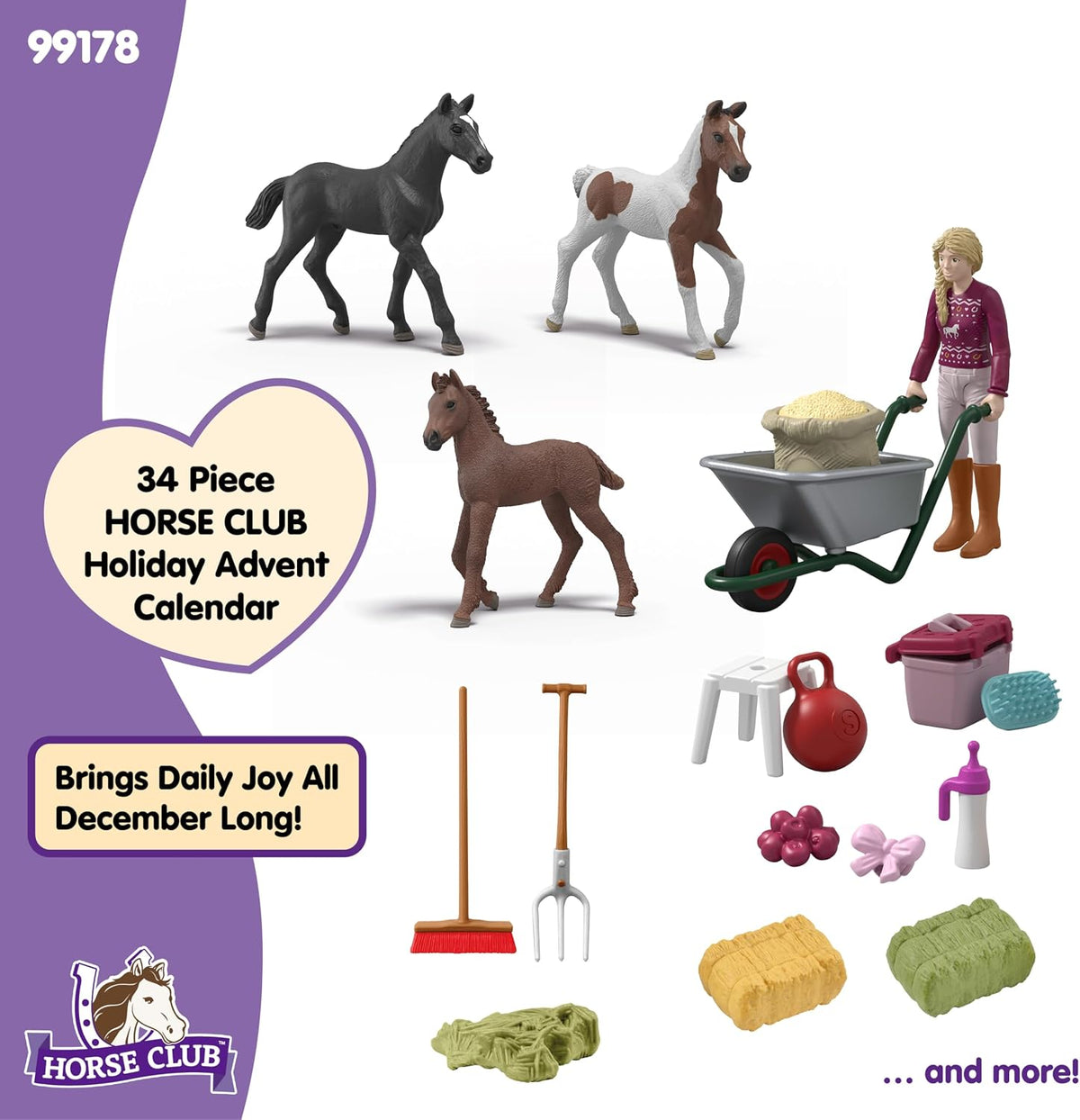 日英美直送 Schleich Horse Club Advent Calendar 聖誕倒數日曆 兒童款 聖誕快樂特輯 不參與$900免運 滿$900可加$25免運到順豐站/智能櫃 Christmas Advent Calendars 2026