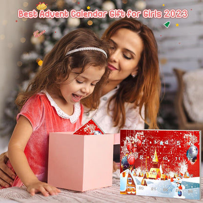 英美直送 Red DIY Charm Bracelet Jewelry 聖誕倒數日曆 兒童款 聖誕快樂特輯 聖誕倒數日曆A 不參與$900免運 滿$900可加$25免運 Christmas Advent Calendars 2025