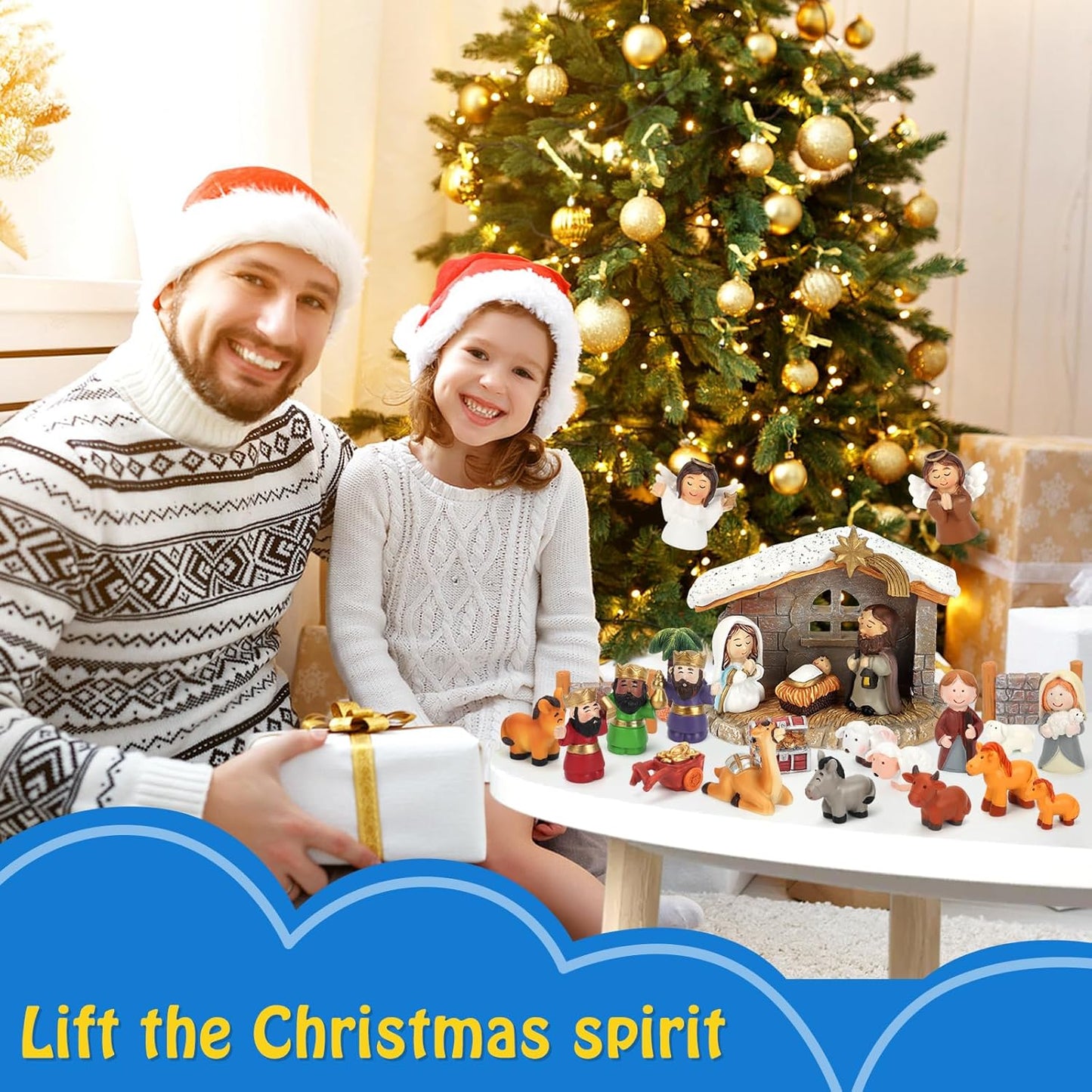 英美直送 Nativity Set 聖誕倒數日曆 兒童款 聖誕快樂特輯 聖誕倒數日曆A 不參與$900免運 滿$900可加$25免運 Christmas Advent Calendars 2025