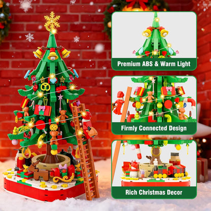 英美直送 LED Christmas Tree Building Blocks 聖誕倒數日曆 大人款/兒童款 聖誕快樂特輯 聖誕倒數日曆A 不參與$900免運 滿$900可加$25免運 Christmas Advent Calendars 2025