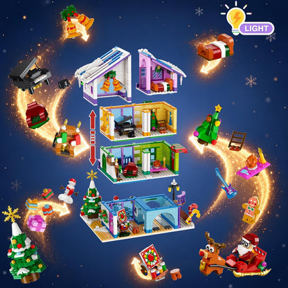 日英美直送 LED Friends House Mini Building Toy Advent Calendar 聖誕倒數日曆 大人款/兒童款 聖誕快樂特輯 不參與$900免運 滿$900可加$25免運到順豐站/智能櫃 Christmas Advent Calendars 2026