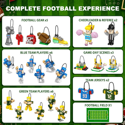日英美直送 Football  Building Blocks Advent Calendar 聖誕倒數日曆 大人款/兒童款 聖誕快樂特輯 不參與$900免運 滿$900可加$25免運到順豐站/智能櫃 Christmas Advent Calendars 2026