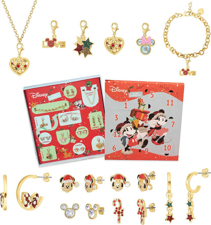 日英美直送 Disney Mickey & Minnie Mouse Jewelry Advent Calendar 聖誕倒數日曆 大人款/兒童款 聖誕快樂特輯 不參與$900免運 滿$900可加$25免運到順豐站/智能櫃 Christmas Advent Calendars 2026