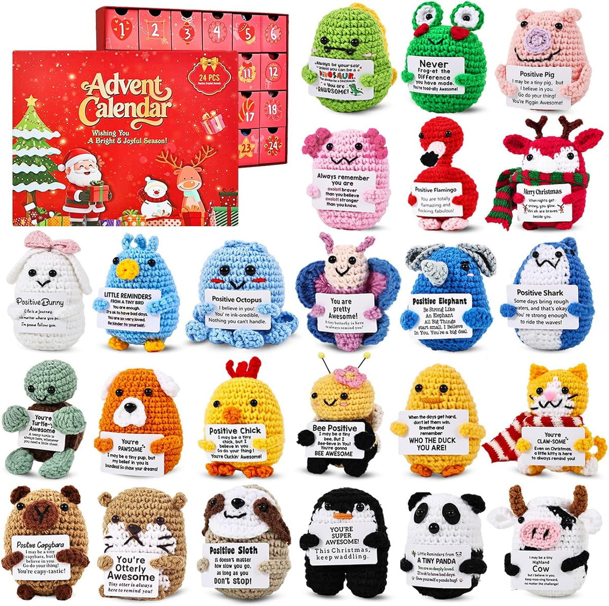 日英美直送 Crochet Animals Advent Calendar 聖誕倒數日曆 大人款/兒童款 聖誕快樂特輯 不參與$900免運 滿$900可加$25免運到順豐站/智能櫃 Christmas Advent Calendars 2026
