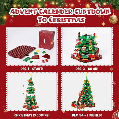 日英美直送 Christmas Tree Building Block Advent Calendar 聖誕倒數日曆 大人款/兒童款 聖誕快樂特輯 不參與$900免運 滿$900可加$25免運到順豐站/智能櫃 Christmas Advent Calendars 2026