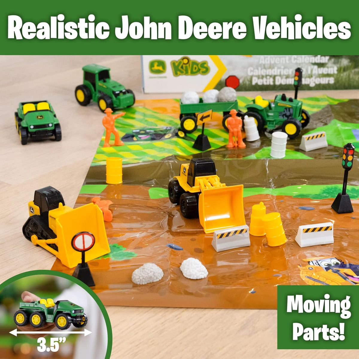 日英美直送 John Deere Mini Movers Advent Calendar 聖誕倒數日曆 兒童款 聖誕快樂特輯 不參與$900免運 滿$900可加$25免運到順豐站/智能櫃 Christmas Advent Calendars 2026