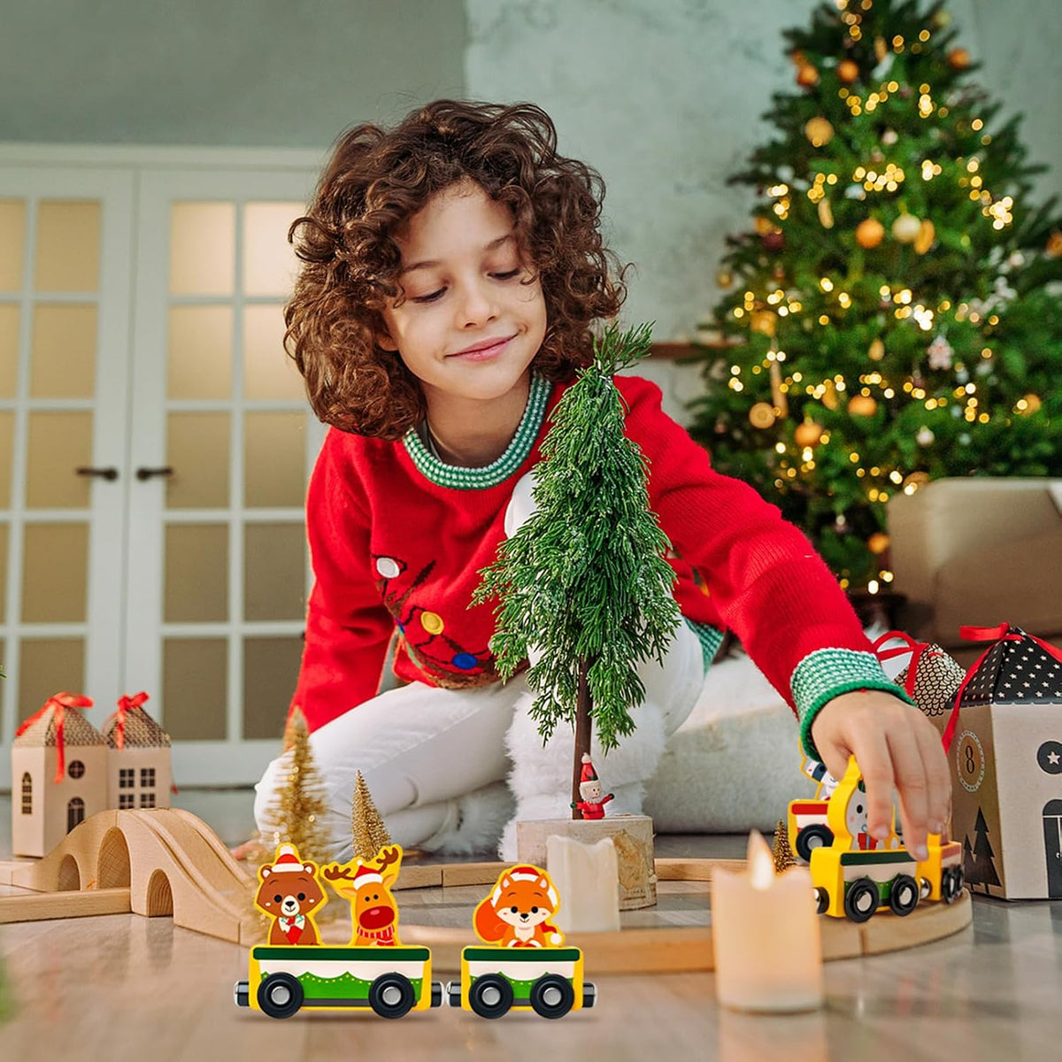 日英美直送 Magnetic Wooden Animal Train Set Advent Calendar 聖誕倒數日曆 兒童款 聖誕快樂特輯 不參與$900免運 滿$900可加$25免運到順豐站/智能櫃 Christmas Advent Calendars 2026