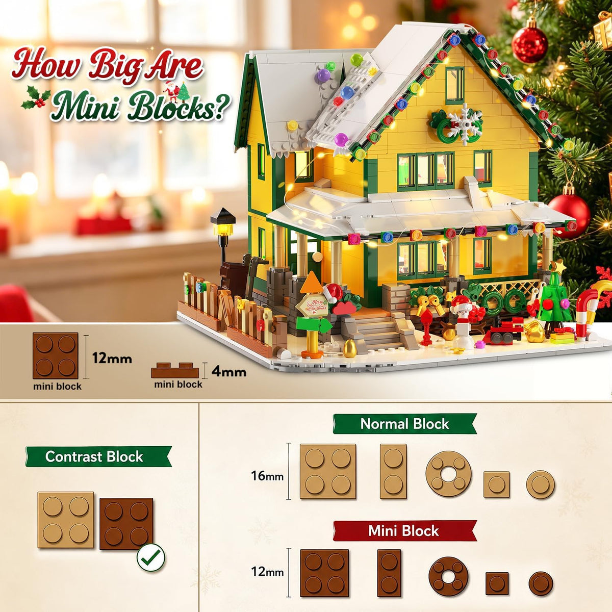 日英美直送 LED Christmas House Mini Building Set Advent Calendar 聖誕倒數日曆 大人款/兒童款 聖誕快樂特輯 不參與$900免運 滿$900可加$25免運到順豐站/智能櫃 Christmas Advent Calendars 2026