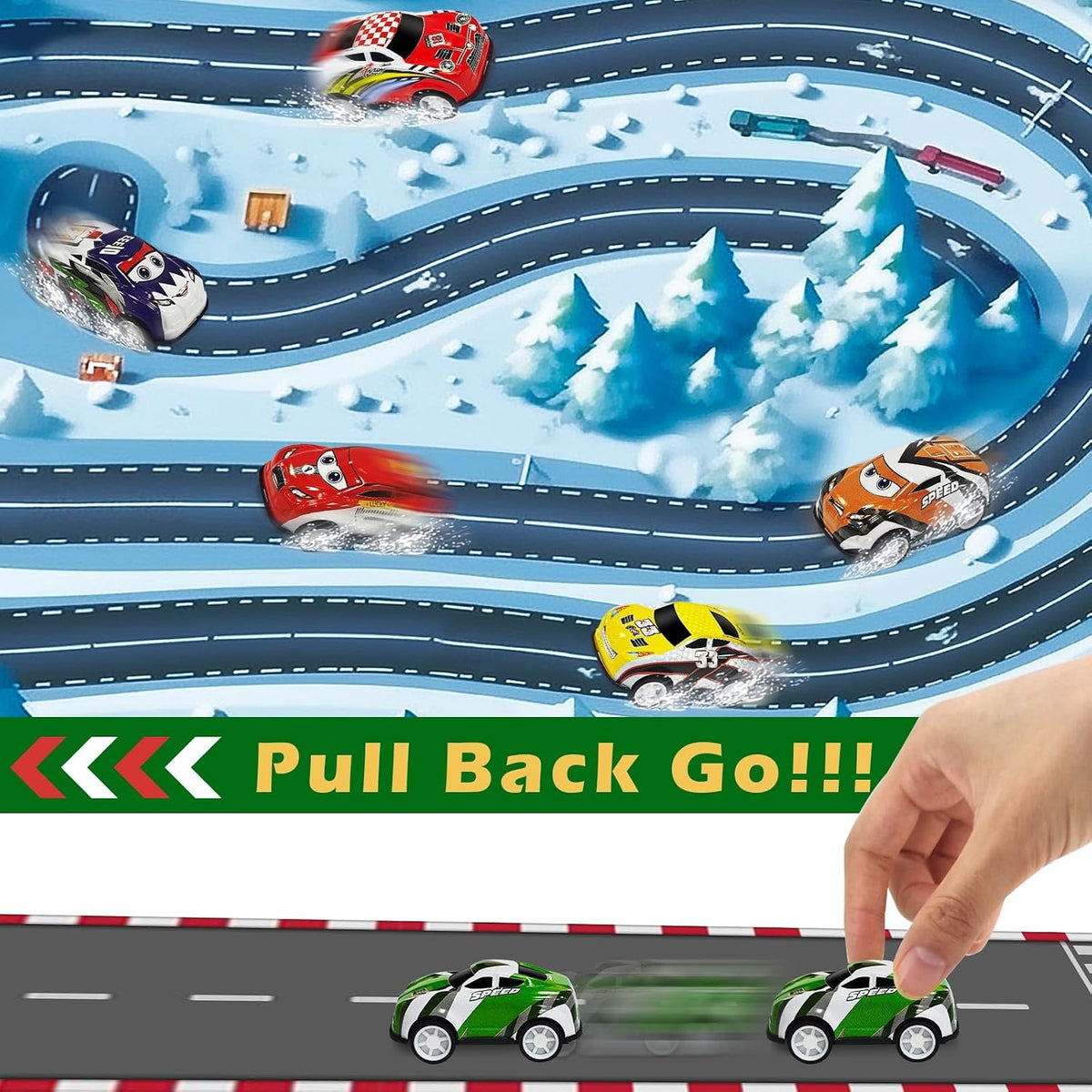 日英美直送 Pull Back Cars Advent Calendar 聖誕倒數日曆 兒童款 聖誕快樂特輯 不參與$900免運 滿$900可加$25免運到順豐站/智能櫃 Christmas Advent Calendars 2026
