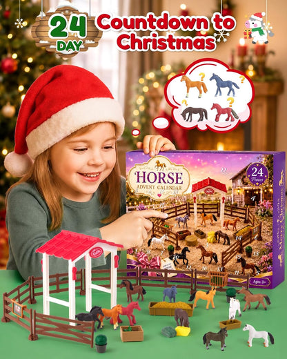 日英美直送 Horse Advent Calendar 聖誕倒數日曆 兒童款 聖誕快樂特輯 不參與$900免運 滿$900可加$25免運到順豐站/智能櫃 Christmas Advent Calendars 2026