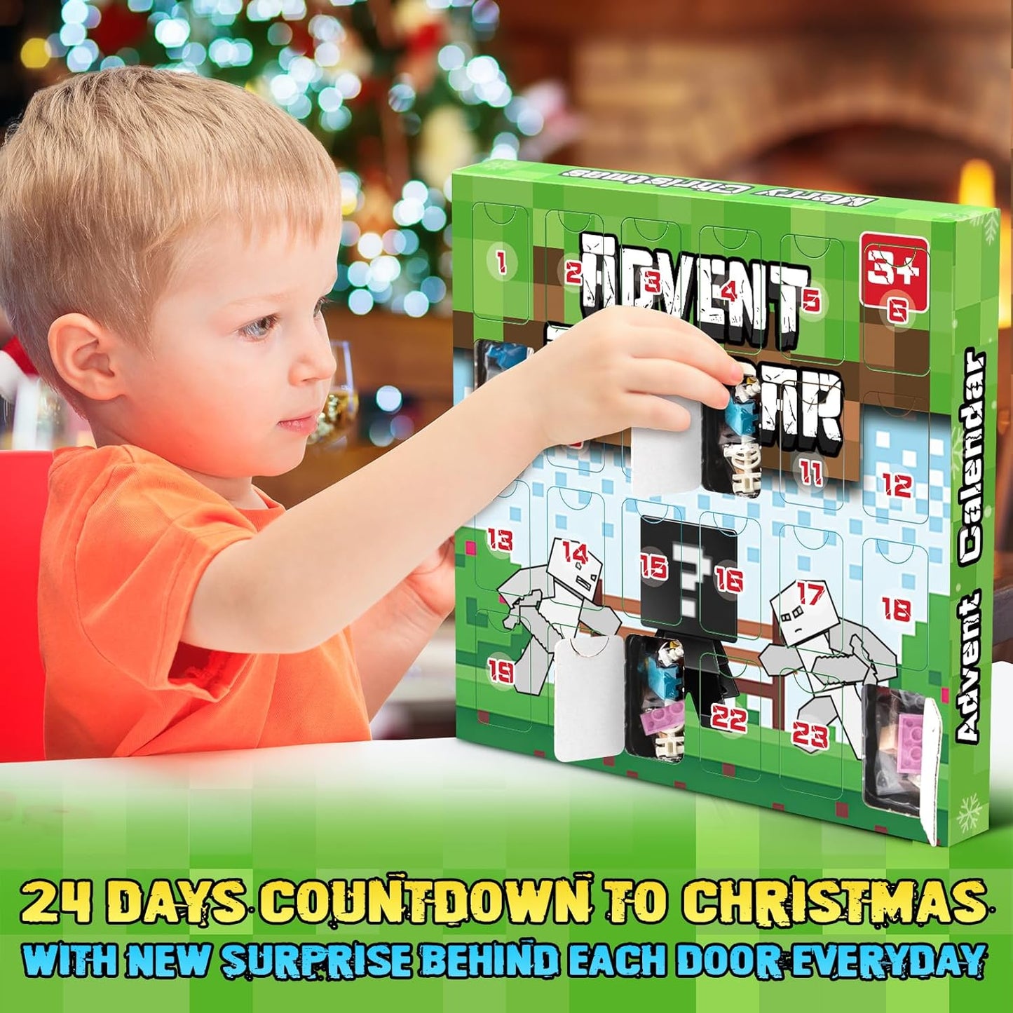 英美直送 Building Kit Action Figures Toys 聖誕倒數日曆 兒童款 聖誕快樂特輯 聖誕倒數日曆A 不參與$900免運 滿$900可加$25免運 Christmas Advent Calendars 2025