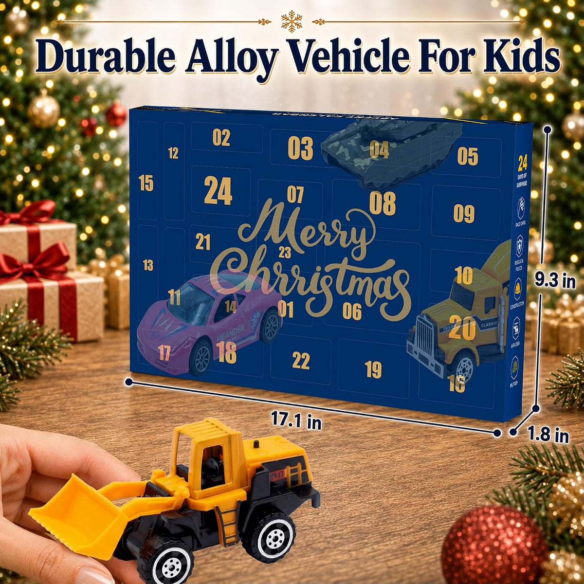 日英美直送 Alloy Cars Advent Calendar 聖誕倒數日曆 兒童款 聖誕快樂特輯 不參與$900免運 滿$900可加$25免運到順豐站/智能櫃 Christmas Advent Calendars 2026