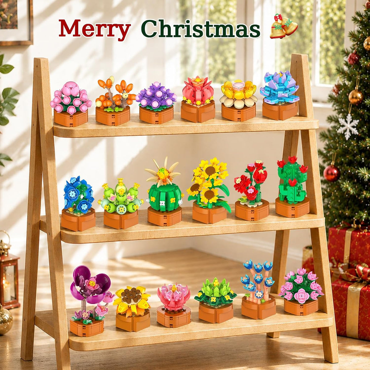 日英美直送 Flowers Botanical Mini Building Set Advent Calendar 聖誕倒數日曆 大人款/兒童款 聖誕快樂特輯 不參與$900免運 滿$900可加$25免運到順豐站/智能櫃 Christmas Advent Calendars 2026