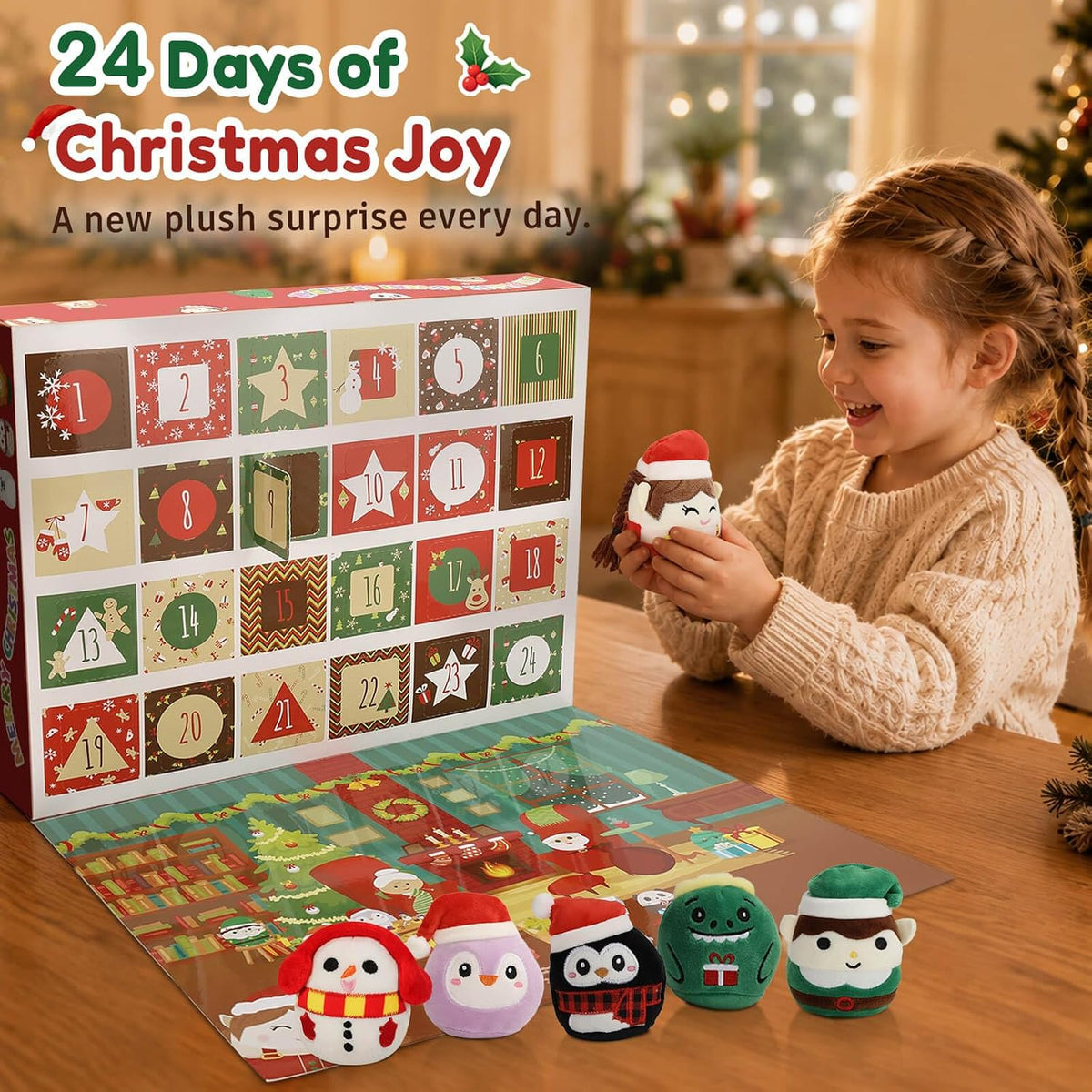 日英美直送 Cute Plush Toys Advent Calendar 聖誕倒數日曆 大人款/兒童款 聖誕快樂特輯 不參與$900免運 滿$900可加$25免運到順豐站/智能櫃 Christmas Advent Calendars 2026