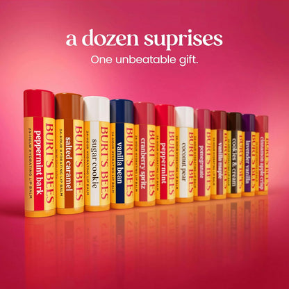 日英美直送 Burt's Bees Holiday Lip Balm 12 Day Advent Calendar 聖誕倒數日曆 大人款 聖誕快樂特輯 不參與$900免運 滿$900可加$25免運到順豐站/智能櫃 Christmas Advent Calendars 2026