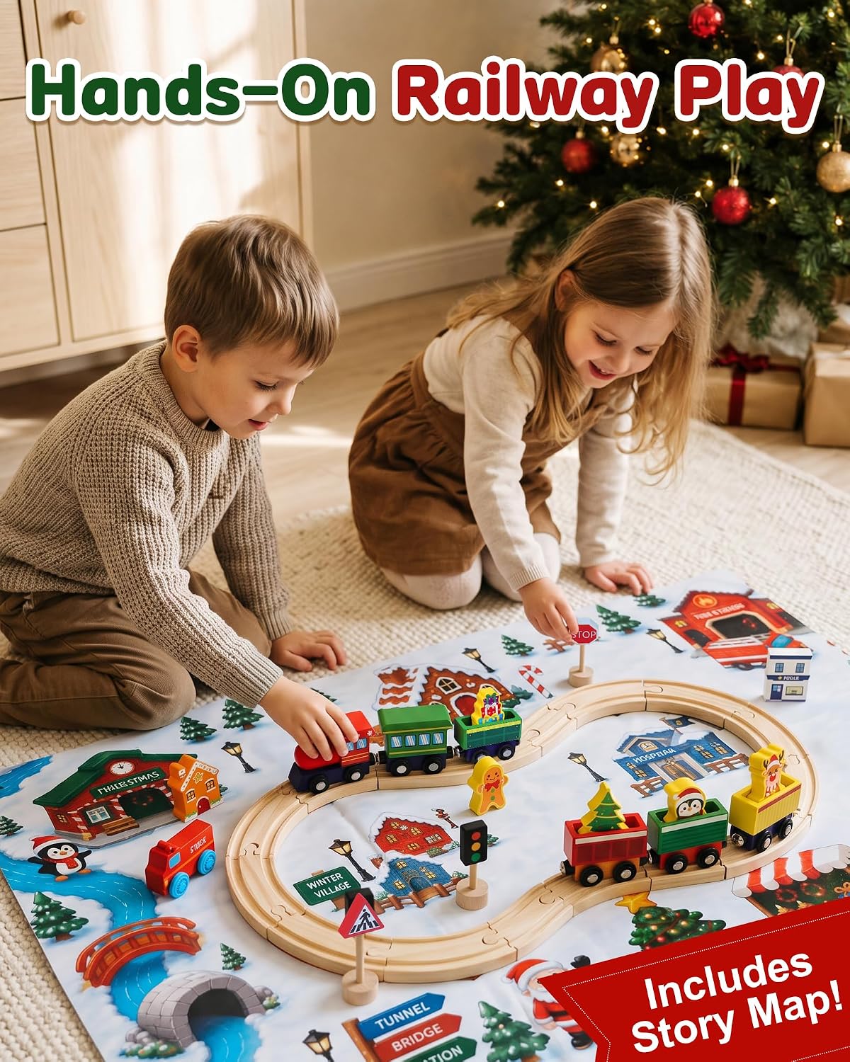 日英美直送 Wooden Magnetic Train Toy Advent Calendar 聖誕倒數日曆 兒童款 聖誕快樂特輯 不參與$900免運 滿$900可加$25免運到順豐站/智能櫃 Christmas Advent Calendars 2026